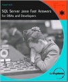 SQL Server 2000 Fast Answers: For DBAs and Developers - Joseph Sack