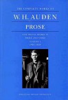 The Complete Works of W. H. Auden: Prose and Travel Books in Prose and Verse, 1926-1938 (Volume 1) - W.H. Auden, Edward Mendelson