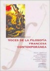 Voces de La Filosofia Francesa Contemporanea - Miguel Abensour