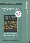 Mysearchlab with Pearson Etext -- Standalone Access Card -- For in Conflict and Order: Understanding Society - D. Stanley Eitzen, Maxine Baca Zinn, Kelly Eitzen Smith