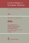 Foundations of Data Organization and Algorithms: 3rd International Conference, Fodo 1989, Paris, France, June 21-23, 1989. Proceedings - Witold Litwin, Hans-Jörg Schek