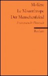 Le Misanthrope / Der Menschenfeind. Komödie in fünf Aufzügen. - Molière