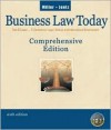 Business Law Today, Comprehensive - Roger LeRoy Miller, Gaylord A. Jentz