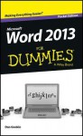 Word 2013 for Dummies - Dan Gookin