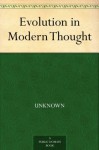 Evolution in Modern Thought - Null