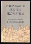 The Poems Of Sextus Propertius - Propertius, J. P. McCulloch