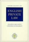 English Private Law: Second Cumulative Updating Supplement - Peter Birks