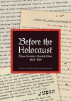 Before the Holocaust - Thomas Dunlap