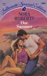 One Summer (Celebrity Magazine #2) (Silhouette Special Edition #306) - Nora Roberts