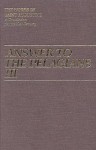 Answer to the Pelagians 3 (Works of Saint Augustine) - Augustine of Hippo