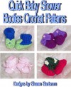 Quick Baby Shower Booties Crochet Patterns - Sharon Santorum