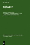 Adverbial Constructions in the Languages of Europe - Johan Van Der Auwera