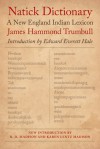 Natick Dictionary: A New England Indian Lexicon - James Hammond Trumbull, Edward Everett Hale, Robert D. Madison, Karen Lentz Madison