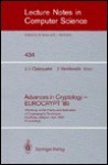 Advances in Cryptology - Eurocrypt '89: Workshop on the Theory and Application of Cryptographic Techniques, Houthalen, Belgium, April 10-13, 1989. Pro - Jean-Jacques Quisquater, J. Vandewalle