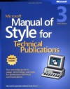 Manual of Style for Technical Publications - Microsoft Corporation