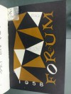 Forum Literary Magazine (Fall, 1958) - Alger Doane, Ray Hackett, Stephen Bartholomew, K.K. Kitch, Walter Conley, Clare Jonte, William L. Forshay, OMAR, Warren Stone, Ellis Lumpkin, R. Lasley, P.A. Carroll, Yisa Wahl, George Grasso, Robert Lenn, Michael Issael, Erla Theobald, Hugh O'Leddy, Jack Lai