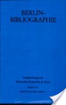 Berlin-Bibliographie 1978 Bis 1984: Senatsbibliothek Berlin - Klaus Zernack, Rainald Stromeyer