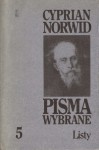 Pisma wybrane. T. 5. Listy - Cyprian Kamil Norwid