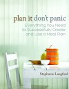 Plan it Don't Panic - Stephanie Langford