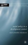 Social Policy in a Development Context - Thandika Mkandawire