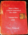 Mary's Diary (A Secret Journal of the 1930s - Volume Five - 1939) - Mary McIntosh