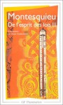 De L'esprit Des Lois 2 (Poche) - Montesquieu