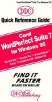 Corel Wordperfect Suite 7 for Windows 95, Quick Reference - Kathy Berkemeyer, Iris Blanc