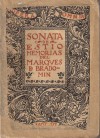 Sonata de Estío. Memoria del Marqués de Brandomin. - Ramón del Valle-Inclán