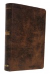 The Message: Numbered Edition, Brown Distressed Lthr Look (Leather-Look) - Eugene H. Peterson