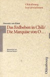 Heinrich von Kleist: "Das Erdbeben in Chili" / "Die Marquise von O..." (Gotthold Ephraim Lessing: "Nathan der Weise" (Oldenbourg Interpretationen, Bd. 50) - Heinrich von Kleist