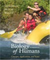 Biology of Humans: Concepts, Applications, and Issues [With CDROM] - Judith Goodenough, Robert A. Wallace, Betty A. McGuire