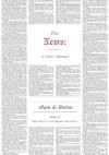 The News: A User's Manual - Alain de Botton