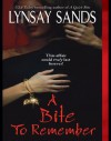 A Bite to Remember - Lynsay Sands