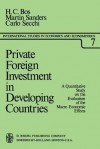 Private Foreign Investment in Developing Countries: A Quantitative Study on the Evaluation of Its Macro-Economic Impact - Hendricus Cornelis Bos, M. Sanders