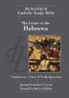 Ignatius Catholic Study Bible: The Letter to the Hebrews - Scott Hahn, Curtis Mitch