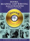 Books, Reading and Writing Illustrations CD-ROM and Book (Dover Electronic Clip Art) - Dover