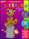 Create Your Own Cartoons Drawing Kit [With Instruction Book and Ruler and Markers, Pencils, Sharpener and Erasers and Stencil] - Paul Brett Johnson