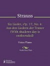 Six Lieder, Op. 17, No. 4 - Richard Strauss