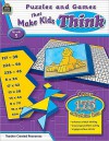 Puzzles and Games That Make Kids Think, Grade 5 - Garth Sundem