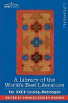 A Library of the World's Best Literature - Ancient and Modern - Vol.XXIII (Forty-Five Volumes); Lessing- Mabinogion - Charles Dudley Warner
