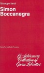 Simon Boccanegra: Libretto (Opera) - Giuseppe Verdi