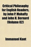 Prolegomena (Critical Philosophy for English Readers, Vol 2) - Immanuel Kant, John H. Bernard, John P. Mahaffy