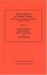 Modern Methods in Complex Analysis: The Princeton Conference in Honor of Gunning and Kohn. (Am-137) - Thomas Bloom