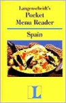 Pocket Menu Reader Spain - Langenscheidt