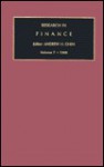 Research in Finance, Volume 7: 1988 - Andrew H. Chen, Robert F. Lanzillotti, Yoram C. Peles