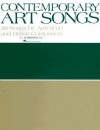 Contemporary Art Songs: 28 by British and American Composers: Voice and Piano - Songbook