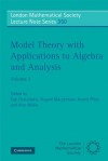 Model Theory with Applications to Algebra and Analysis - Zo Chatzidakis, Dugald Macpherson, Anand Pillay