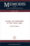 Duality and Definability in First Order Logic - Michael Makkai