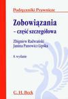 Zobowiązania część szczegółowa - Zbigniew Radwański, Janina Panowicz-Lipska