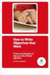 How To Write Objectives That Work - Nancy Slessenger